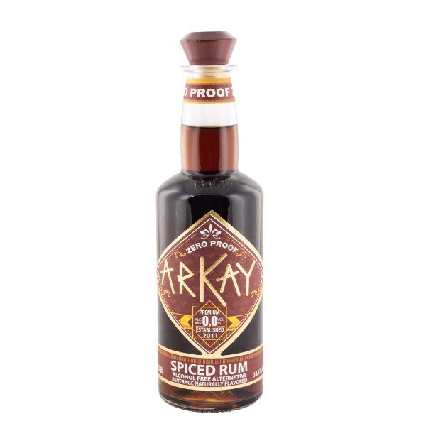 spicedrum.jpg Arkay Zero Proof Spiced Rum Alternative 33.3 FL OZ / 1 Liter